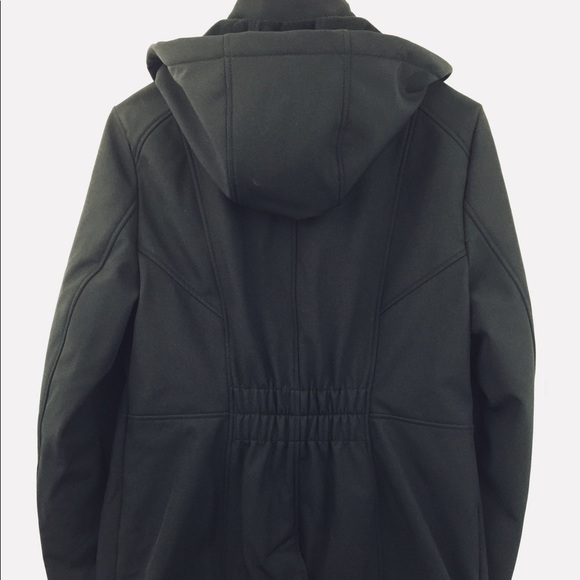 Tommy Hilfiger Black Jacket Coat Detachable Hood - Picture 7 of 8